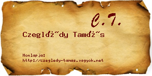 Czeglédy Tamás névjegykártya
