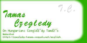 tamas czegledy business card